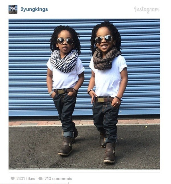 Cặp song sinh,phong cách thời trang của cặp song sinh,cặp song sinh gây sốt trên Instagram với phong cách thời trang cực sành điệu