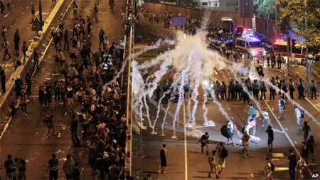 Thế giới 24h; Hong Kong; náo loạn
