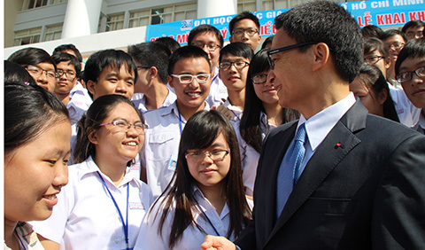 PTT Vũ Đức Đam, sinh viên, ĐHQG TP.HCM