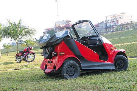 Ôtô tự chế từ động cơ Honda Spacy 125cc
