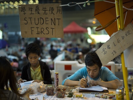 Sinh viên, Hồng Kông, học tập, biểu tình