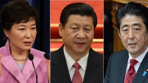 Nhật, Trung, Hàn, Park Geun-hye, Tập Cận Bình, Shinzo Abe, tham nhũng, kinh tế, tăng trưởng