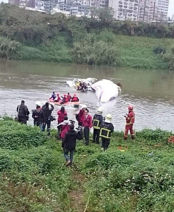 máy bay rơi, TransAsia, Đài Loan