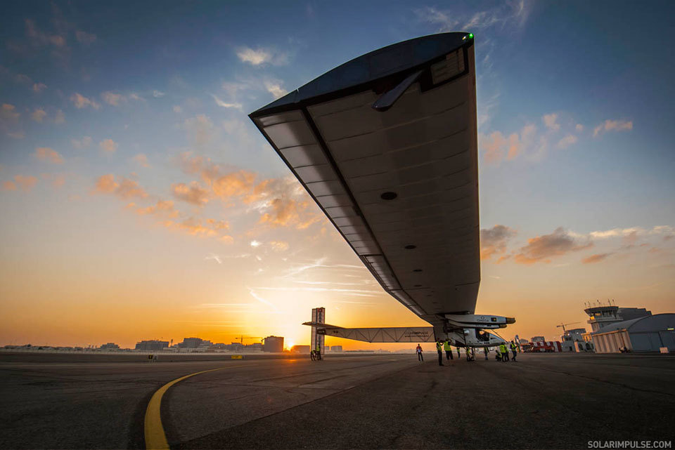 năng lượng mặt trời, máy bay, Solar Impulse, vòng quanh thế giới, hành trình