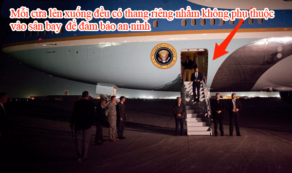 Bí mật của Obama trên chuyên cơ Air Force One