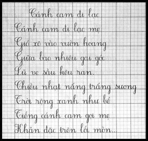 dạy con, chữ đẹp