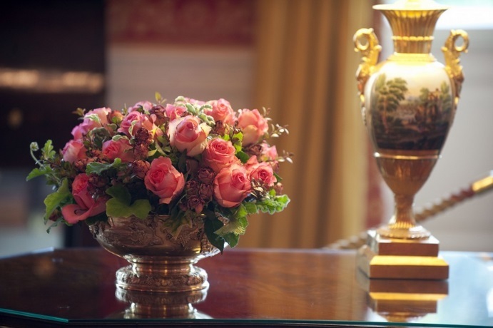 Nhà Trắng, thiết kế hoa, cắm hoa
