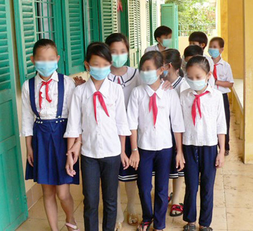 dịch cúm, đồng nai, trường học, học sinh