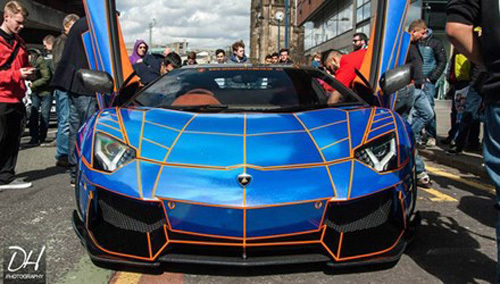 Kinh hãi, Lamborghini Aventador, công suất khủng