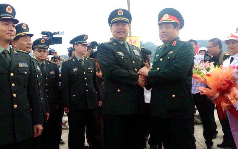 biên giới, Phùng Quang Thanh, Đại tướng, quốc phòng, quân đội, TQ