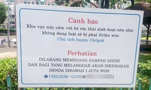 cảnh báo, người Việt xấu xí, ăn cắp, vệ sinh công cộng, xả rác bừa bãi, người Việt ở nước ngoài