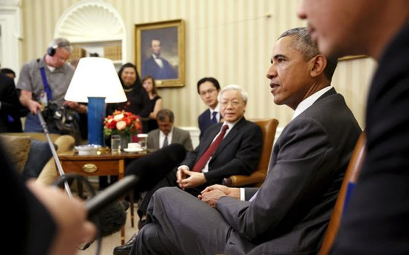 Tổng bí thư, Nguyễn Phú Trọng, Tổng thống, Hoa Kỳ, Obama