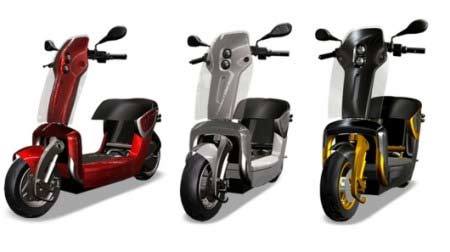 Xe máy gấp gọn như một chiếc va li