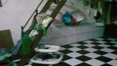 Đột nhập một điểm giữ trẻ chui