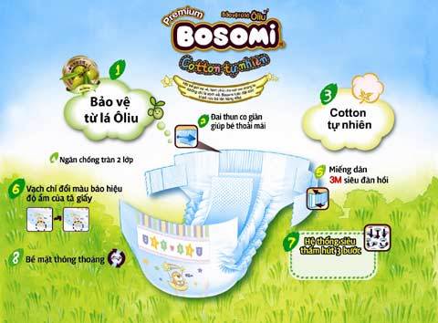 Khéo chọn tã giấy, bỉm cho bé