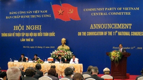 11 - 19/1/2011: Đại hội Đảng toàn quốc lần thứ XI