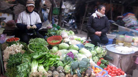 Choáng giá thực phẩm sau Tết Dương lịch