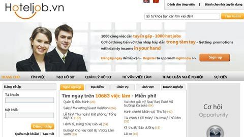 Website đầu tiên dành riêng cho ngành du lịch, khách sạn