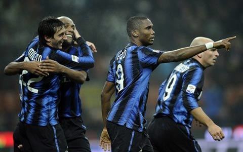 Song tấu Milito - Eto'o đưa Inter tiến vào top 4