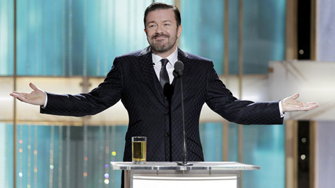Ricky Gervais tơi tả vì làm loạn lễ trao giải Quả cầu vàng