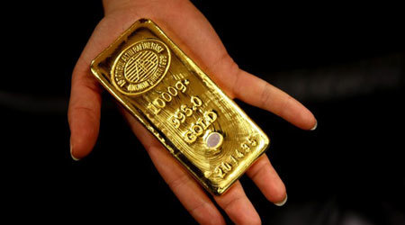 Vàng trong nước đắt hơn thế giới 1,4 triệu đồng