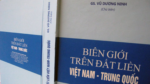 Lần đầu tiên xuất bản sách biên giới đất liền Việt - Trung