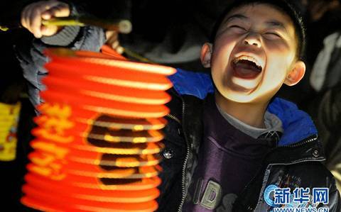 Hội rước đèn trước Tết của người Trung Quốc