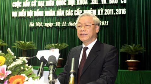 Tổng Bí thư: Không vì cơ cấu mà quên tiêu chuẩn