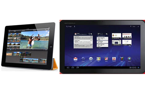iPad 2 so tốc độ với Motorola Xoom