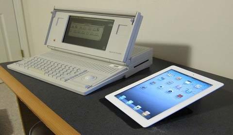 So sánh iPad 2 với 'thế hệ' cách đây 22 năm