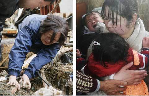 80.000 người cứu hộ, 25.000 người mất tích