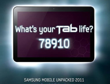 Samsung Galaxy Tab 8.9 inch lộ diện trước giờ “G”