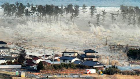 Clip cảnh báo trước sóng thần Nhật