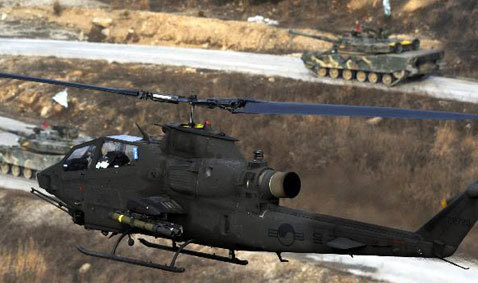 Hàn Quốc tập trận bắn đạn thật gần biên giới