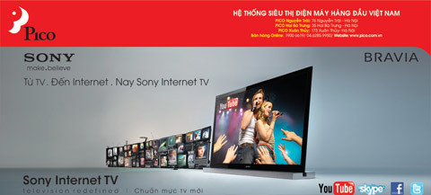 Sony ra mắt dòng sản phẩm Bravia 2011 tại Pico