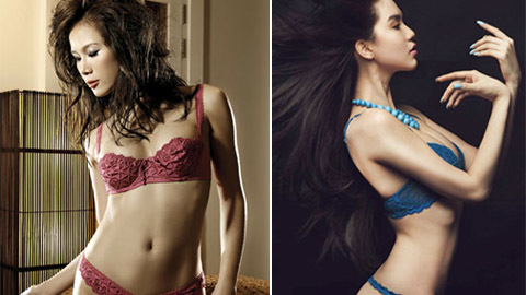 Đẹp không tì vết như người mẫu... đồ lót