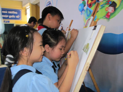 Vẽ sân chơi mơ ước