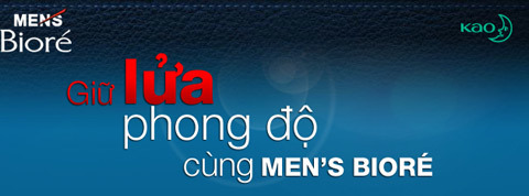 Cùng Men’s Bioré chăm sóc da cho nam giới