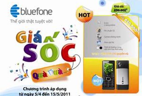 Bluefone - điện thoại đi “ngược xu hướng”