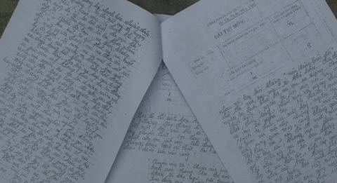 Bức thư đặc biệt gửi tác giả bài văn lạ