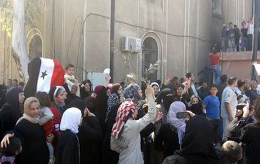Biểu tình lớn tại Thủ đô Syria