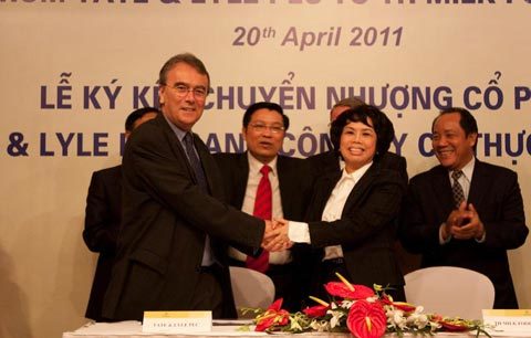 Sữa TH tiếp nhận mía đường Nghệ An Tate & Lyle