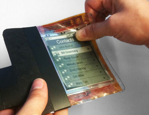 Smartphone, tablet tương lai mỏng như giấy