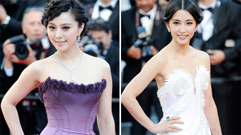 Hai nàng Băng Băng đọ sắc trên thảm đỏ Cannes