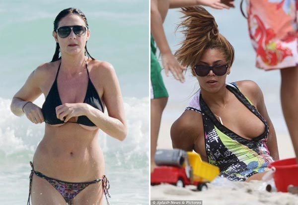 Kiều nữ mất mặt vì bikini 'phản chủ'