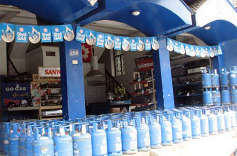 Giá gas giảm 6.000 đồng/bình