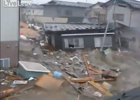 Video mới của gia đình kẹt giữa sóng thần