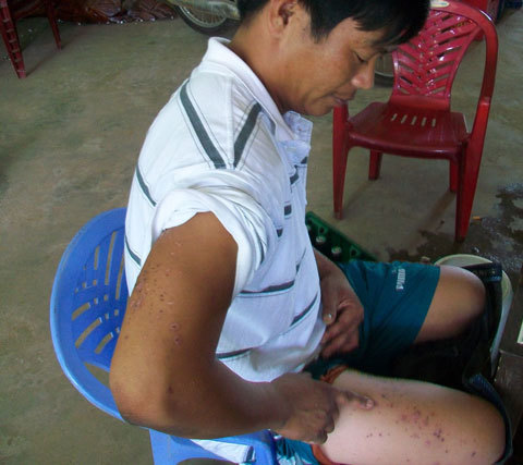 Giây phút kinh hoàng giữa biển khơi