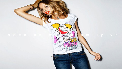 Nóng bỏng áo phông họa tiết comic