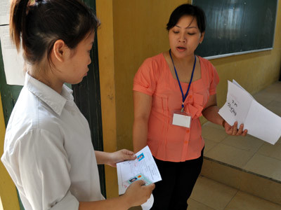 Đã phát hiện 1 trường hợp thi hộ